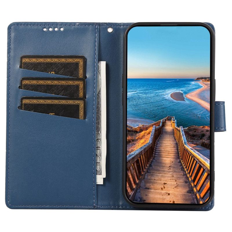 Etui Folio Samsung Galaxy M55 5g Linie Paska