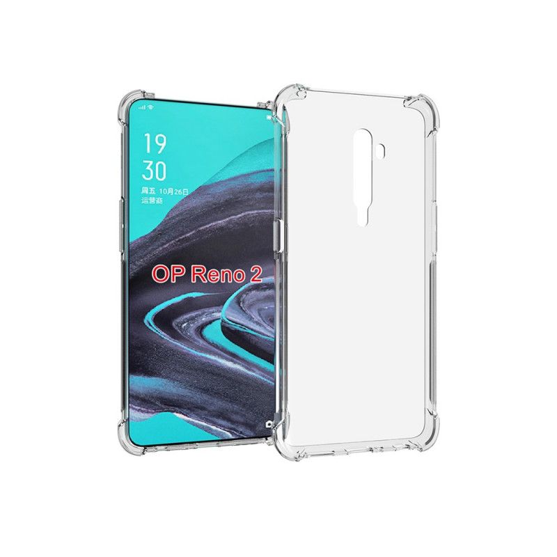 Futerały Oppo Reno 2 Etui na Telefon Przezroczyste Wzmocnione Rogi