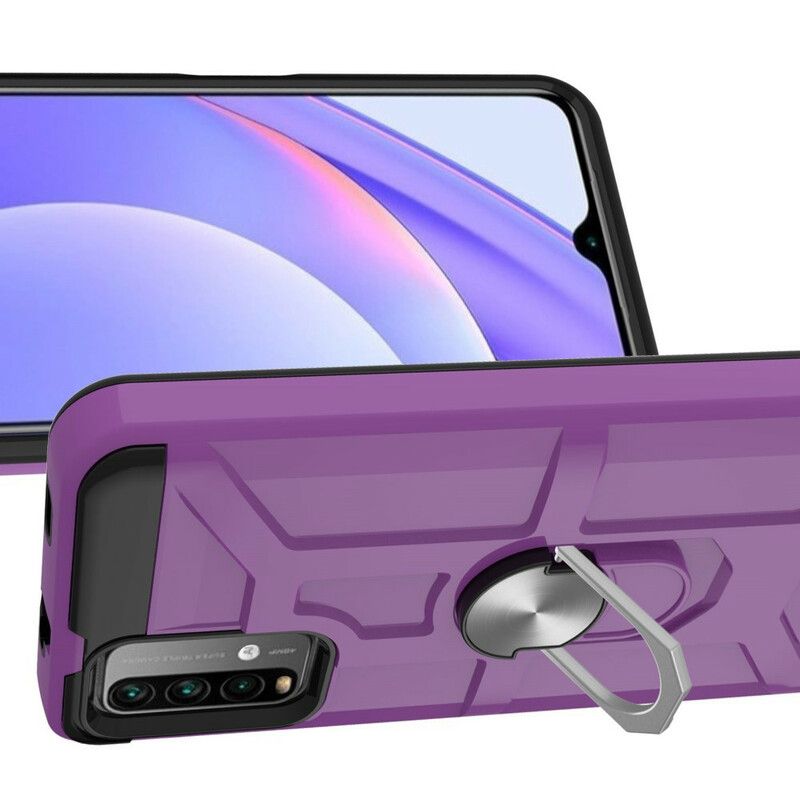 Etui Do Xiaomi Redmi 9t Metaliczny Uchwyt Na Pierścionek