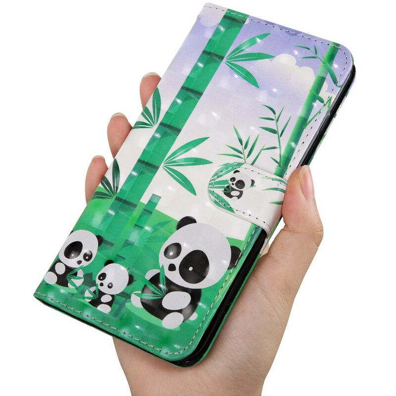 Etui Folio Do Xiaomi Redmi 9t Lekkie Pandy Punktowe