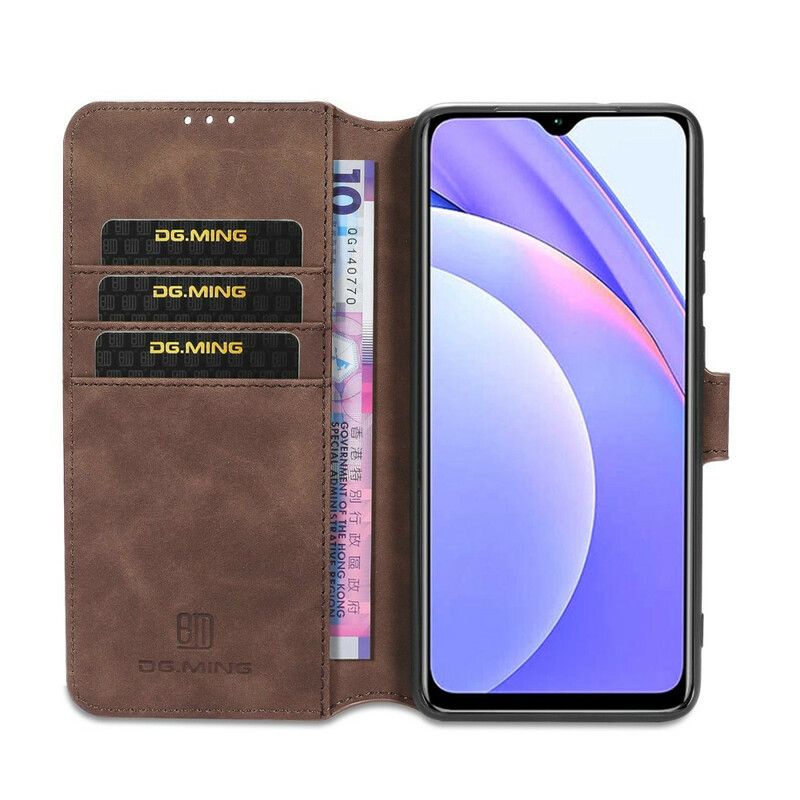 Etui Folio Xiaomi Redmi 9t Dg.ming Retro Etui Ochronne