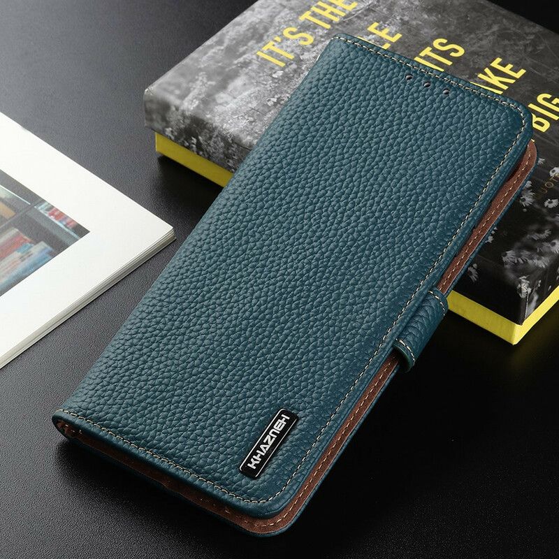 Etui Folio Xiaomi Redmi 9t Litchi Khazneh Skóra