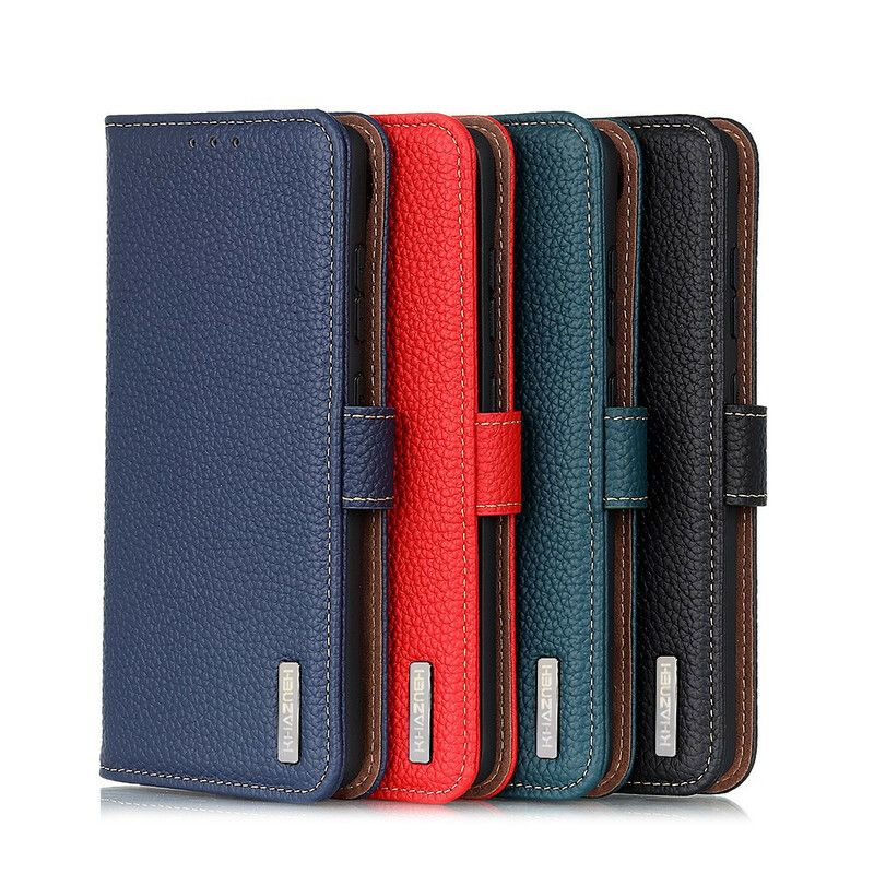 Etui Folio Xiaomi Redmi 9t Litchi Khazneh Skóra