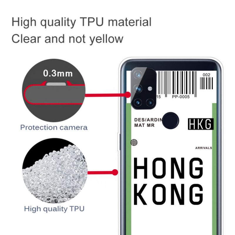 Etui OnePlus Nord N10 Karta Pokładowa Do Hongkongu