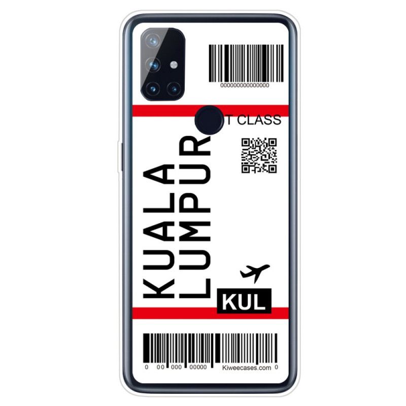 Etui OnePlus Nord N10 Karta Pokładowa Do Kuala Lumpur