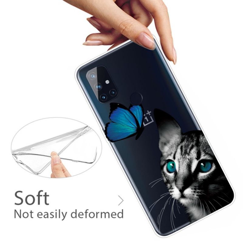 Etui OnePlus Nord N10 Kot I Motyl