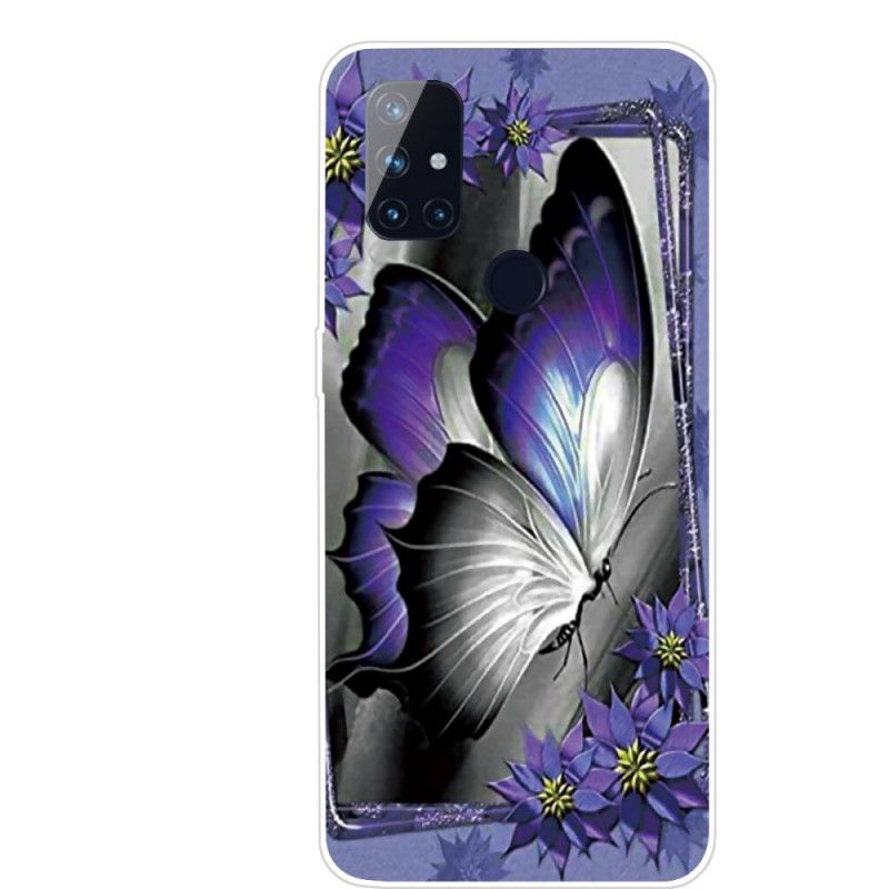 Etui OnePlus Nord N10 Motyl Królewski