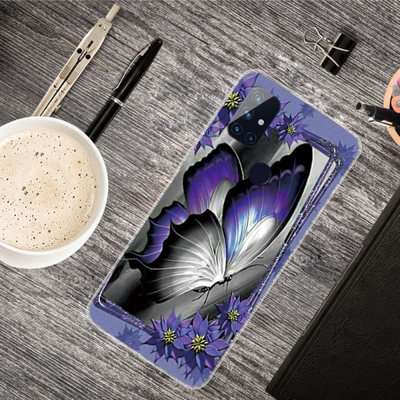 Etui OnePlus Nord N10 Motyl Królewski