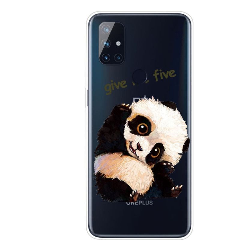 Etui OnePlus Nord N10 Przezroczysta Panda. Daj Mi Pięć