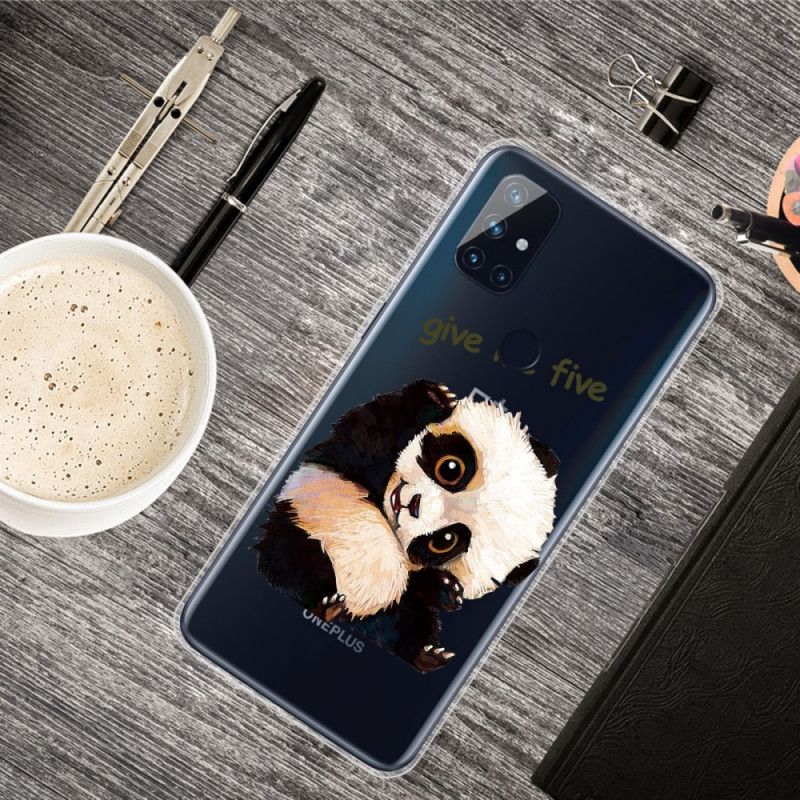 Etui OnePlus Nord N10 Przezroczysta Panda. Daj Mi Pięć