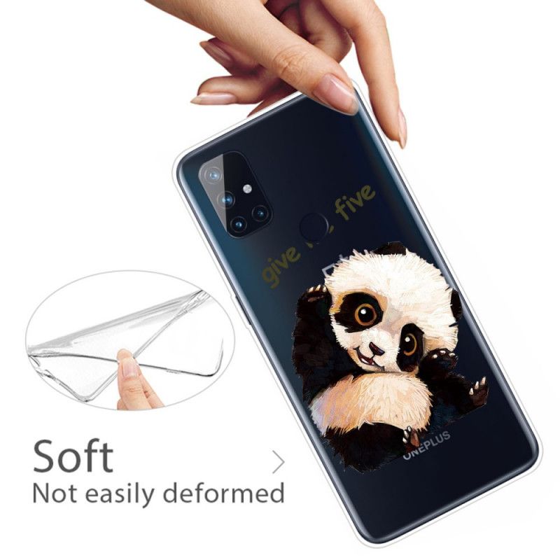 Etui OnePlus Nord N10 Przezroczysta Panda. Daj Mi Pięć