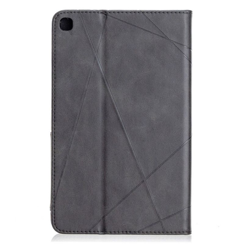 Case Samsung Galaxy Tab A 8" (2019) Szary Czarny Etui na Telefon Kształty Geometryczne