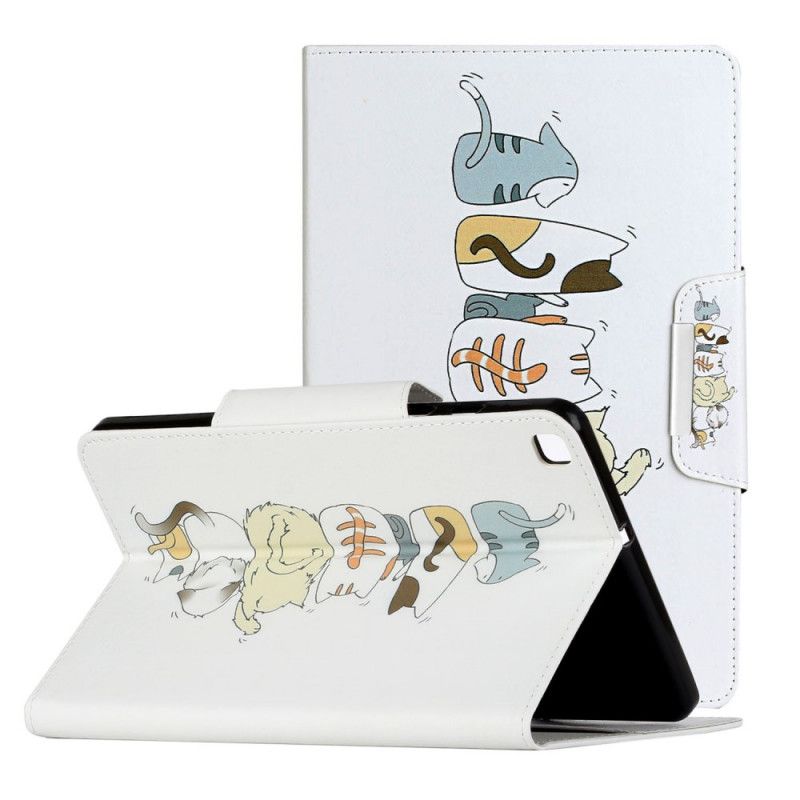 Etui Folio Samsung Galaxy Tab A 8" (2019) Koci Przyjaciele Etui Ochronne