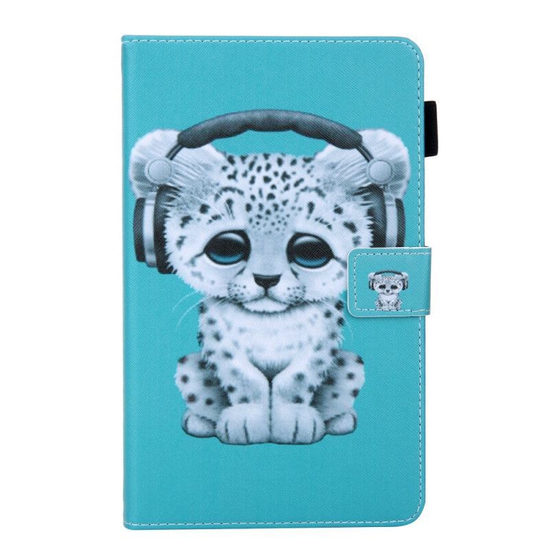 Etui Folio Samsung Galaxy Tab A 8" (2019) Mały Lampart