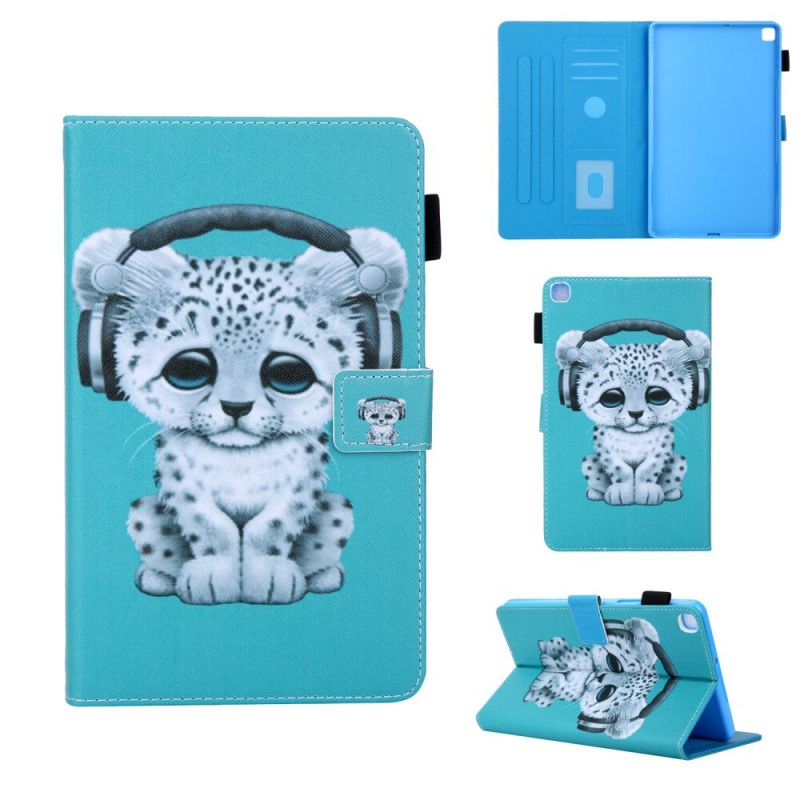 Etui Folio Samsung Galaxy Tab A 8" (2019) Mały Lampart