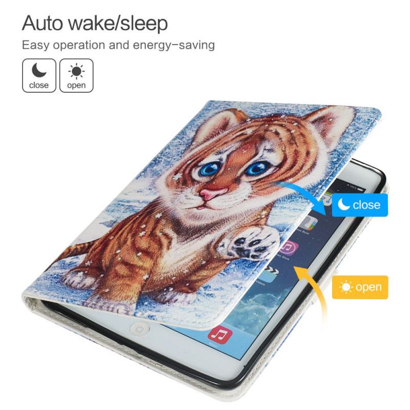 Etui Folio Samsung Galaxy Tab A 8" (2019) Mały Tygrys Etui Ochronne