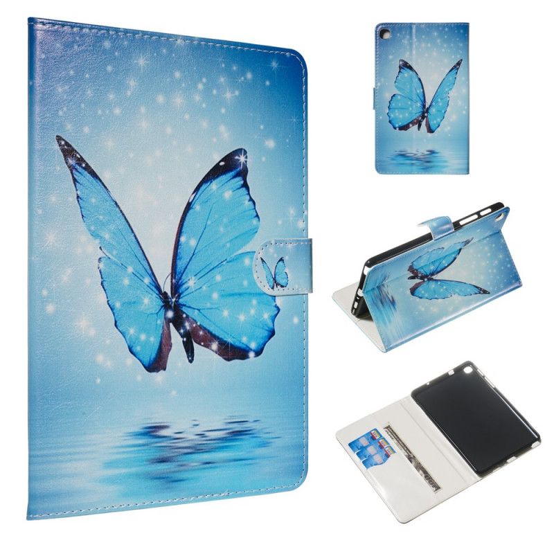 Etui Folio Samsung Galaxy Tab A 8" (2019) Niebieski Motyl