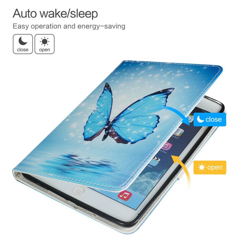 Etui Folio Samsung Galaxy Tab A 8" (2019) Niebieski Motyl