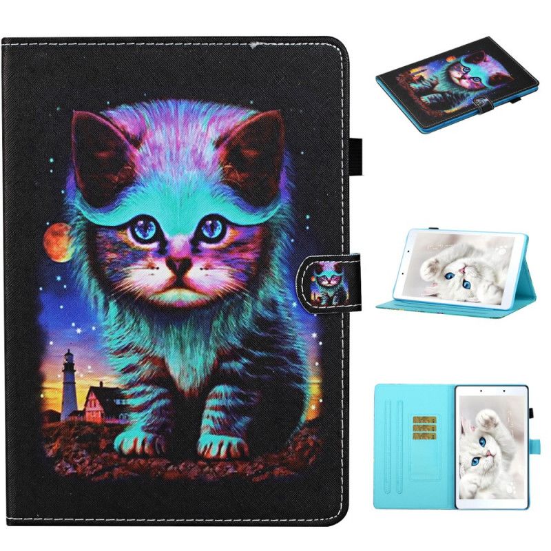 Etui Folio Samsung Galaxy Tab A 8" (2019) Nocny Kot