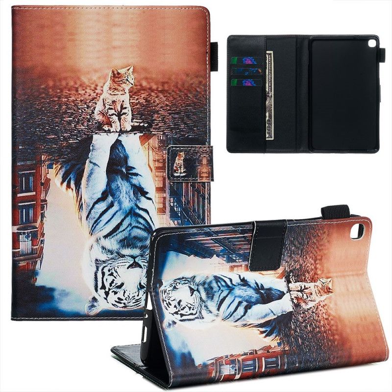 Etui Folio Samsung Galaxy Tab A 8" (2019) Odbicie Kociaka Etui Ochronne