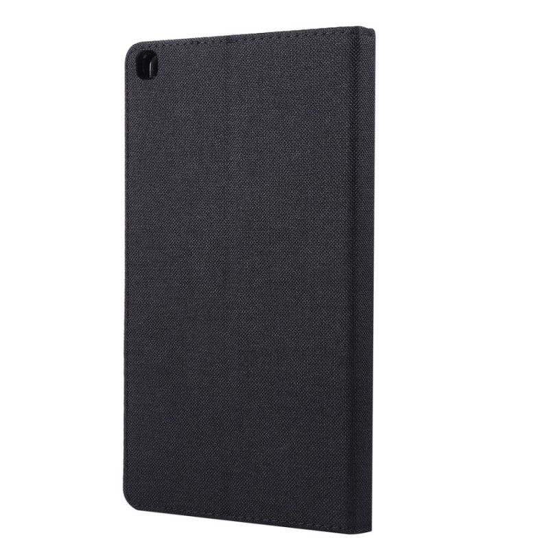 Etui Folio Samsung Galaxy Tab A 8" (2019) Szary Czarny Tkana Tekstura Etui Ochronne