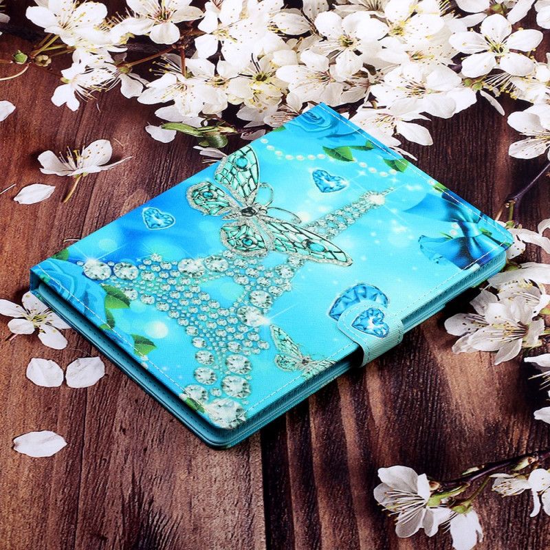 Etui Folio Samsung Galaxy Tab A 8" (2019) Wieża Eiffla W Diamentach Etui Ochronne