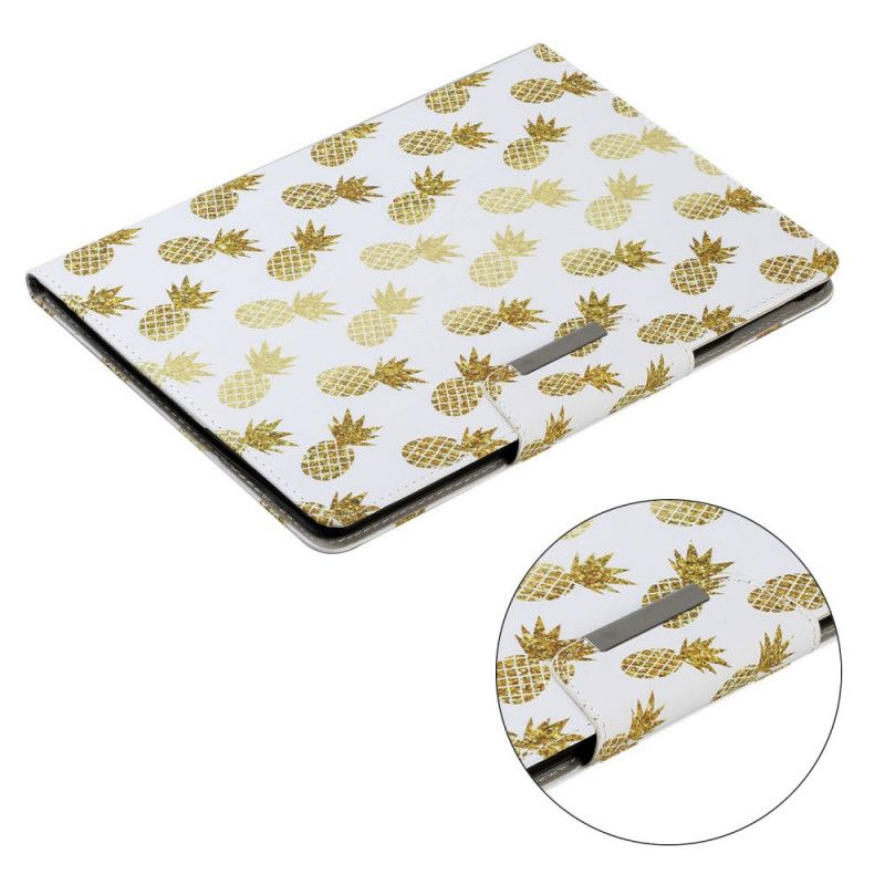 Etui Folio Samsung Galaxy Tab A 8" (2019) Złoty Ananas