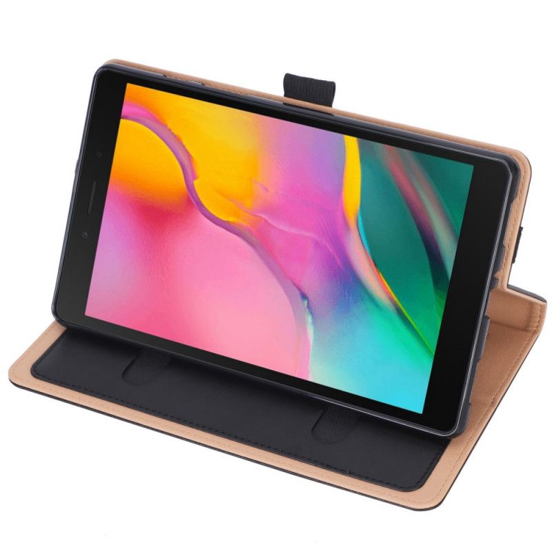 Etui Samsung Galaxy Tab A 8" (2019) Czerwony Czarny Klamka Wewnętrzna Etui Ochronne