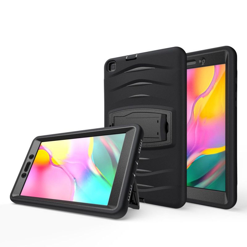 Etui Samsung Galaxy Tab A 8" (2019) Czerwony Czarny Wytrzymały Z Wgnieceniami