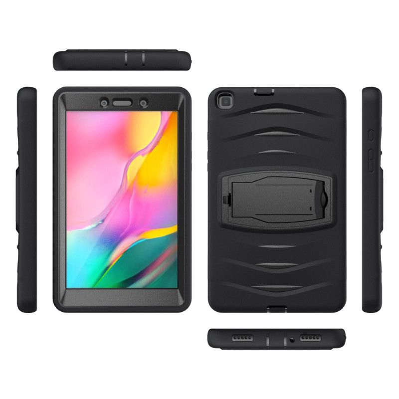 Etui Samsung Galaxy Tab A 8" (2019) Czerwony Czarny Wytrzymały Z Wgnieceniami