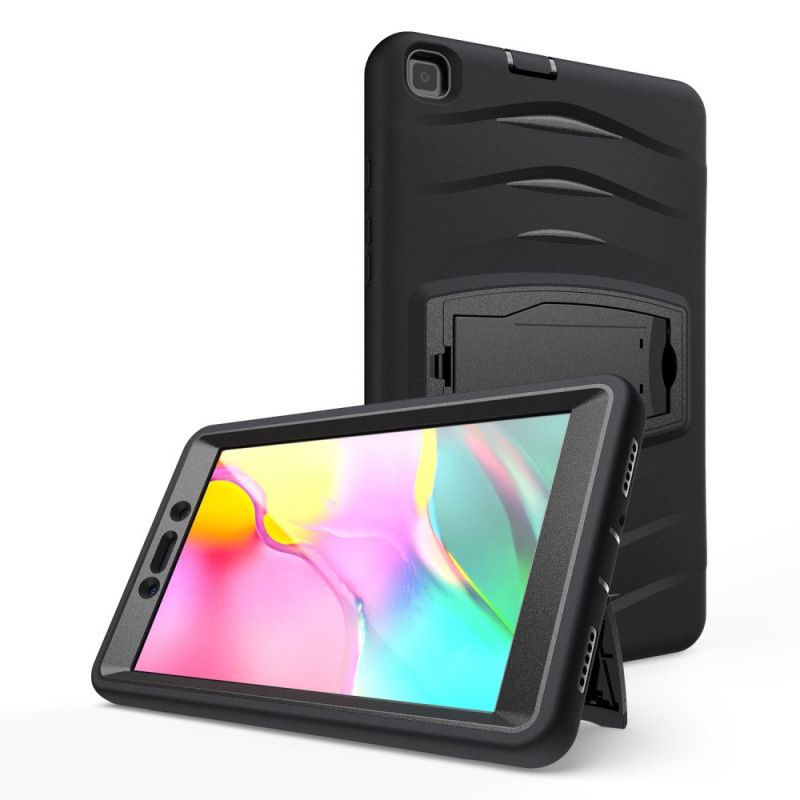 Etui Samsung Galaxy Tab A 8" (2019) Czerwony Czarny Wytrzymały Z Wgnieceniami