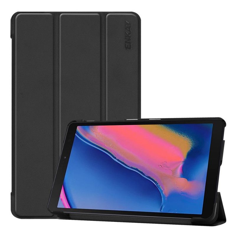 Inteligentna Obudowa Samsung Galaxy Tab A 8" (2019) Biały Czarny Enkay