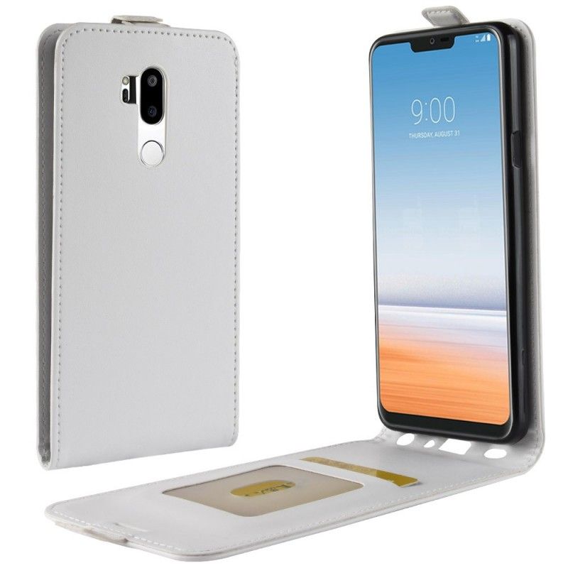 Etui Folio LG G7 ThinQ Czerwony Czarny Składany