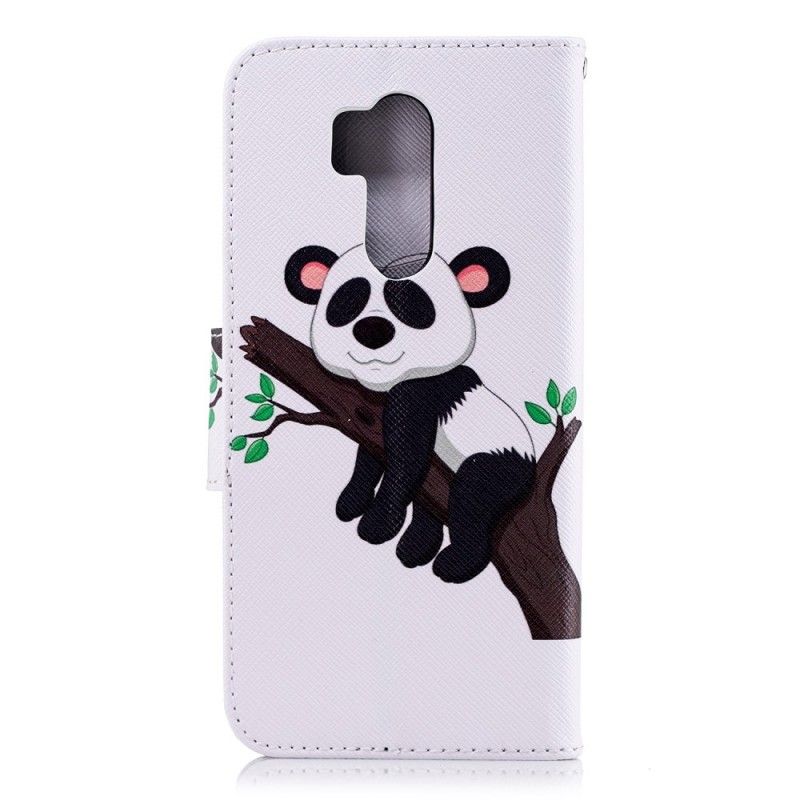 Etui Folio LG G7 ThinQ Leniwa Panda