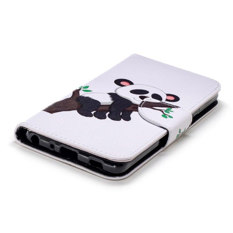 Etui Folio LG G7 ThinQ Leniwa Panda