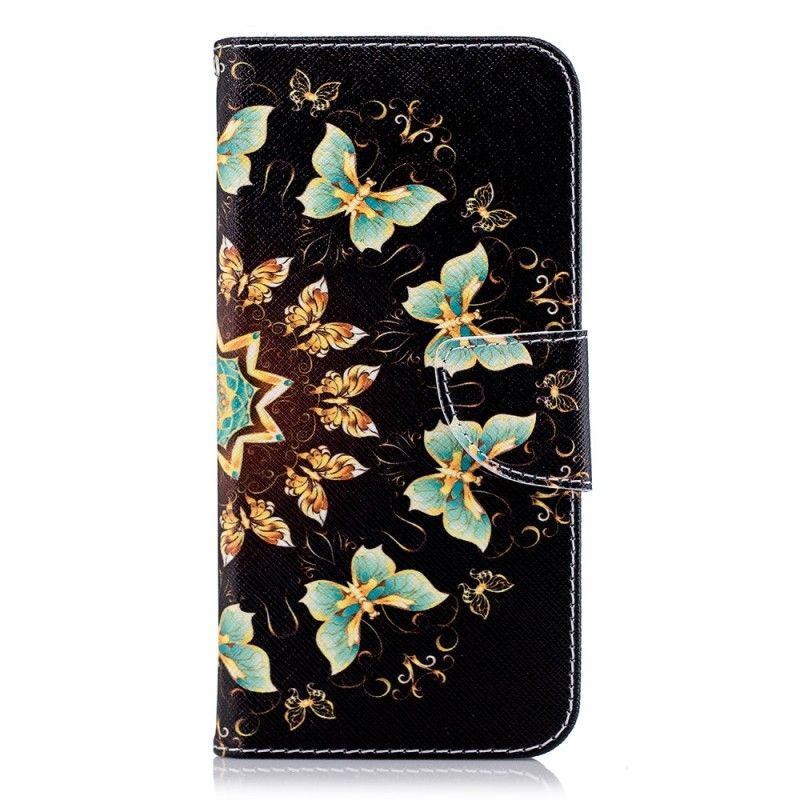 Etui Folio LG G7 ThinQ Mandala Motyla Etui Ochronne