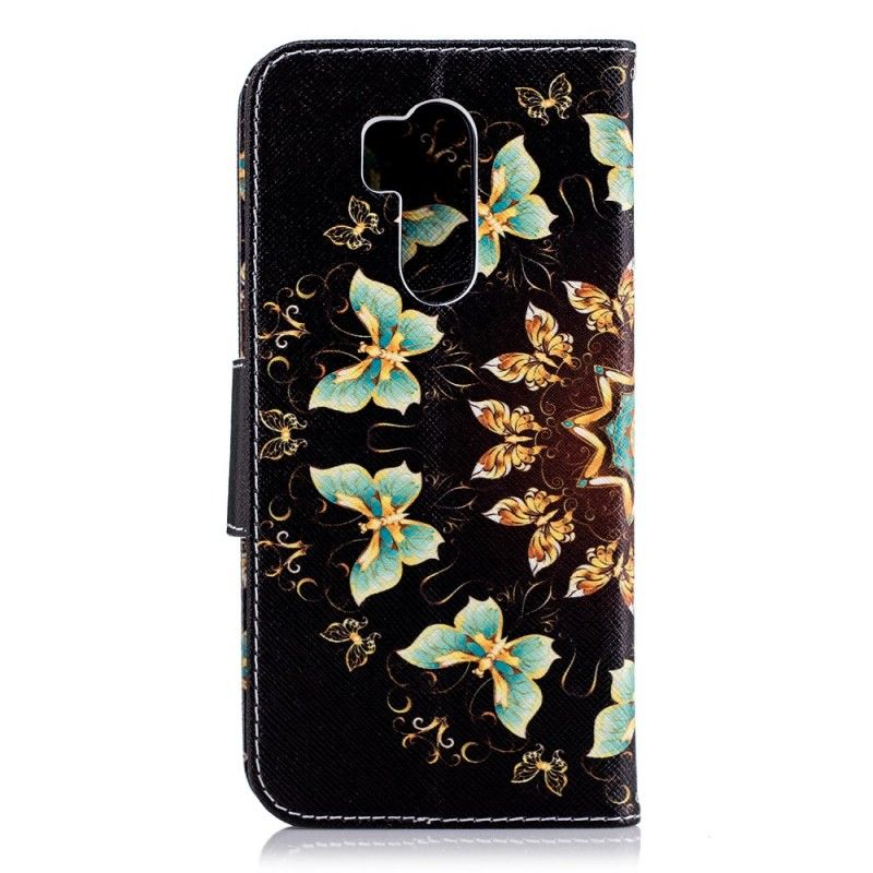 Etui Folio LG G7 ThinQ Mandala Motyla Etui Ochronne