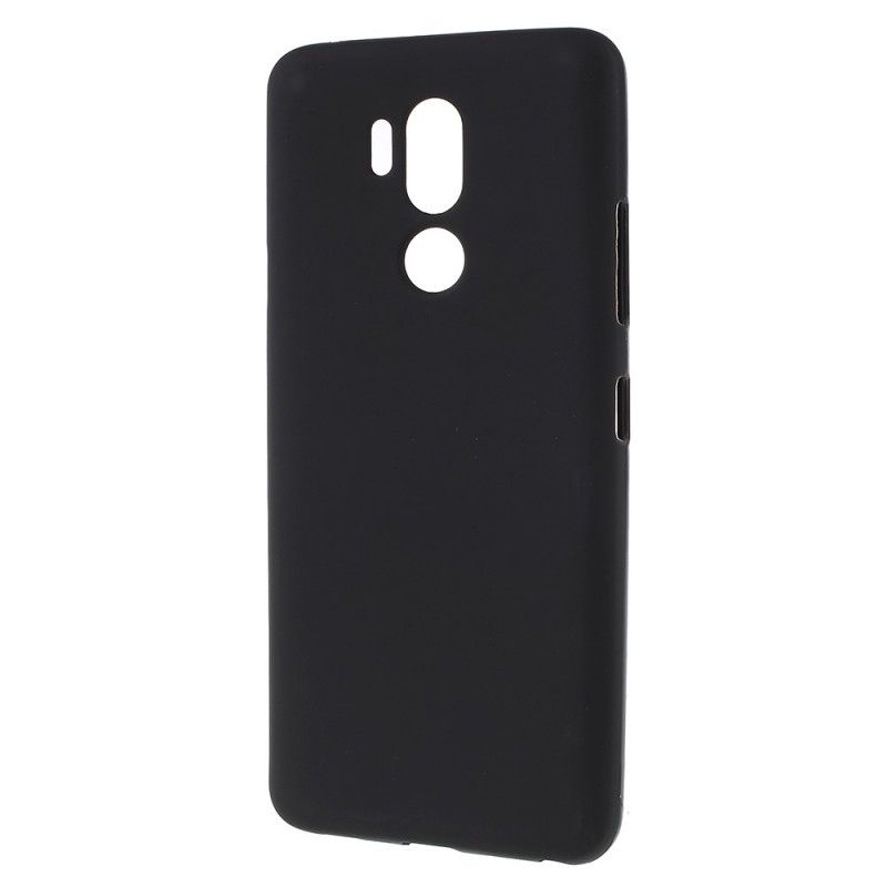 Etui LG G7 ThinQ Czarny Matowy Silikon Etui Ochronne