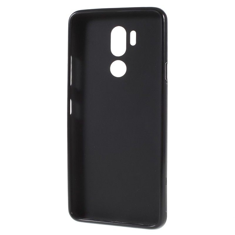 Etui LG G7 ThinQ Czarny Matowy Silikon Etui Ochronne