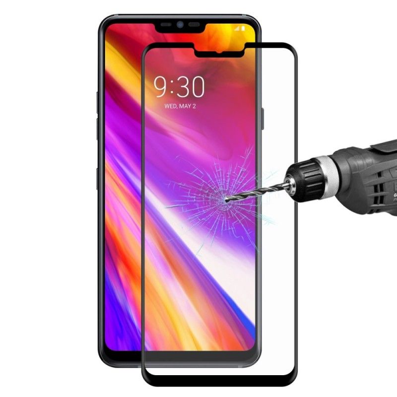 Ochrona Szkła Hartowanego LG G7 ThinQ Przezroczysty Czarny