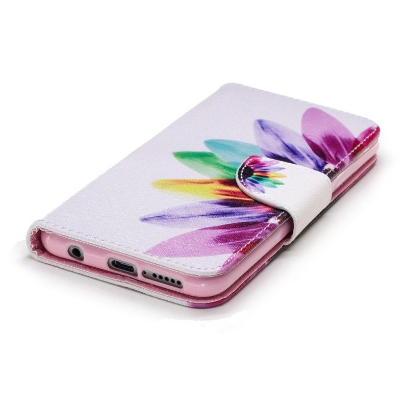 Etui Folio Honor 10 Kwiat Akwareli