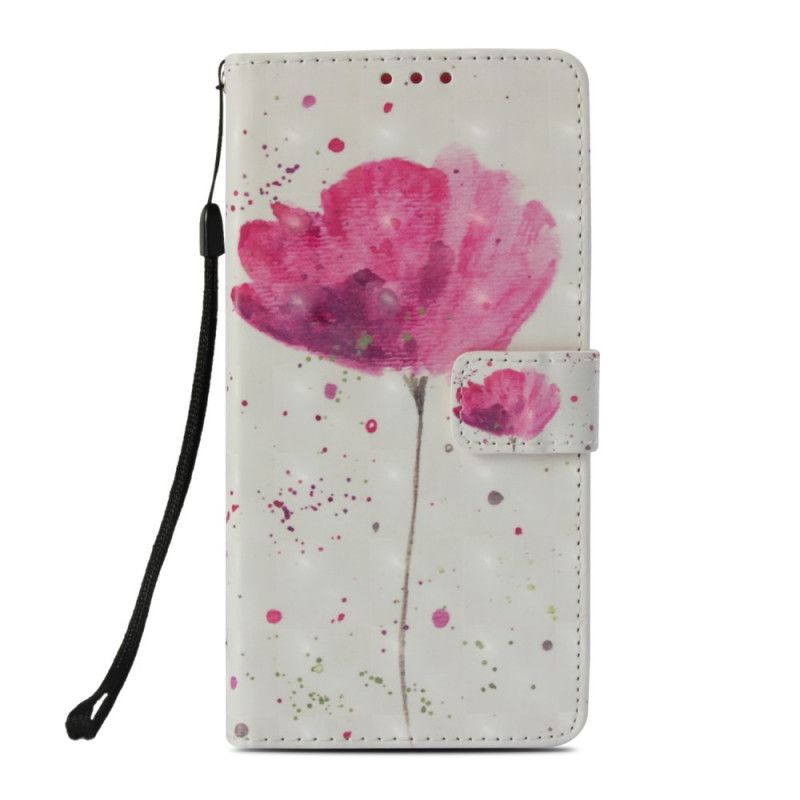 Etui Folio Honor 10 Mak Akwarelowy Etui Ochronne