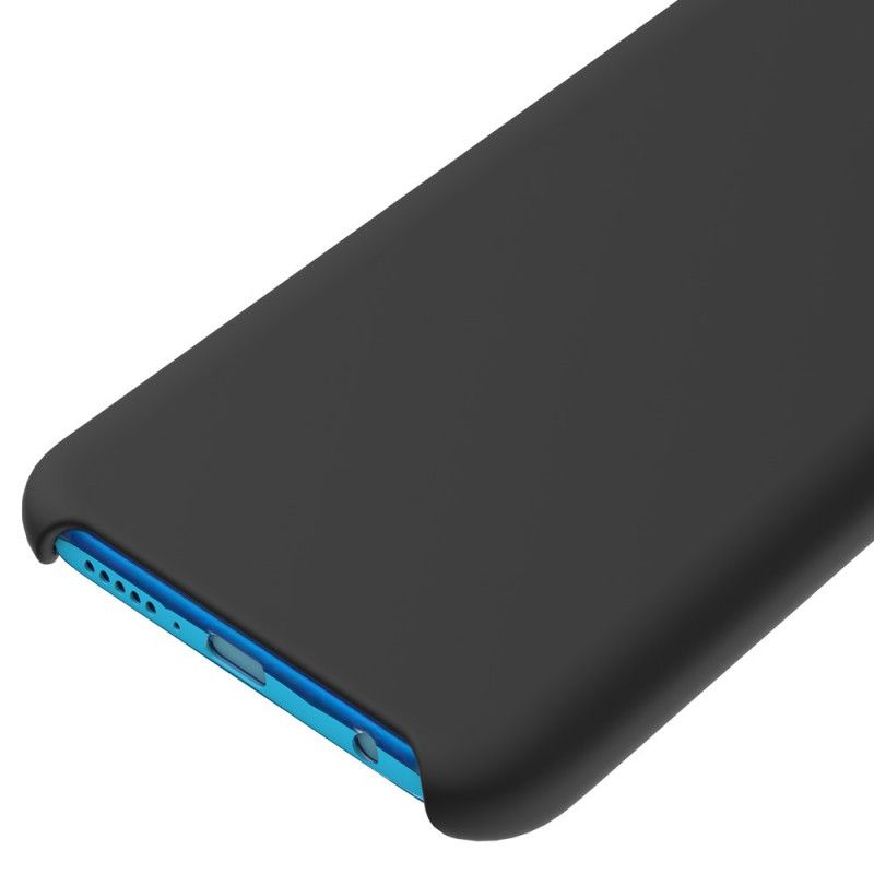 Etui Honor 10 Czerwony Czarny Płyn Silikonowy Etui Ochronne