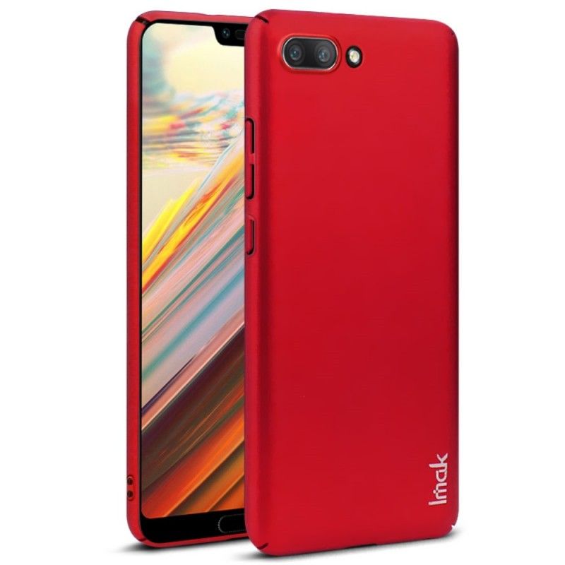 Etui Honor 10 Czerwony Czarny Seria Jedwabna