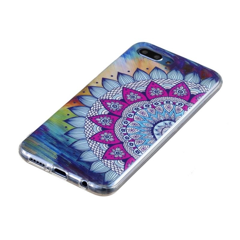 Etui Honor 10 Mandala W Kolorze Fluorescencyjnym Etui Ochronne