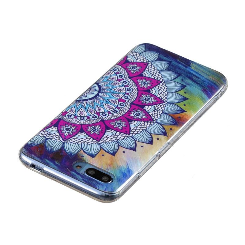 Etui Honor 10 Mandala W Kolorze Fluorescencyjnym Etui Ochronne