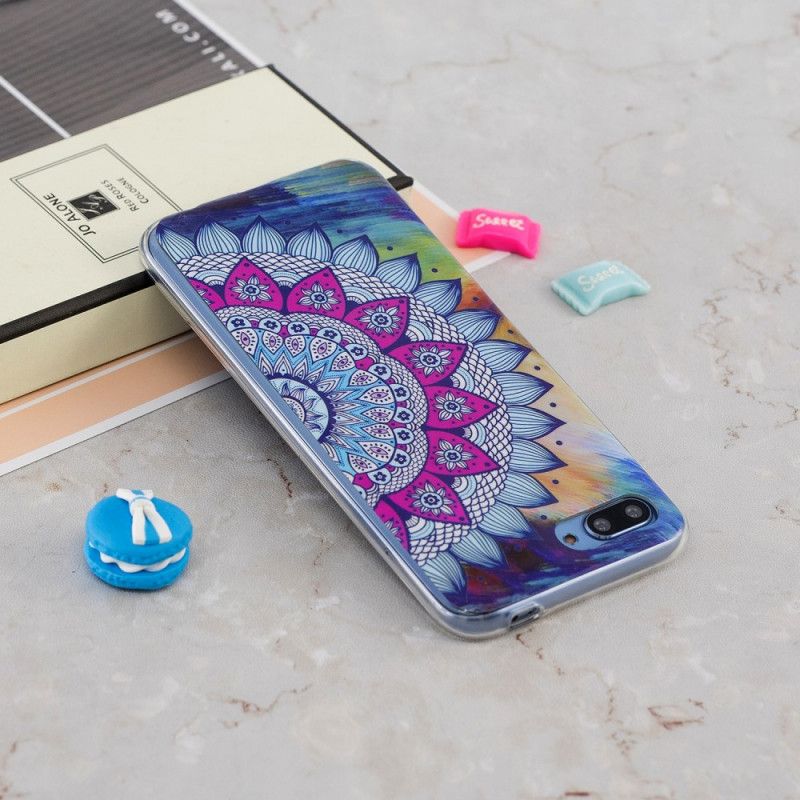 Etui Honor 10 Mandala W Kolorze Fluorescencyjnym Etui Ochronne