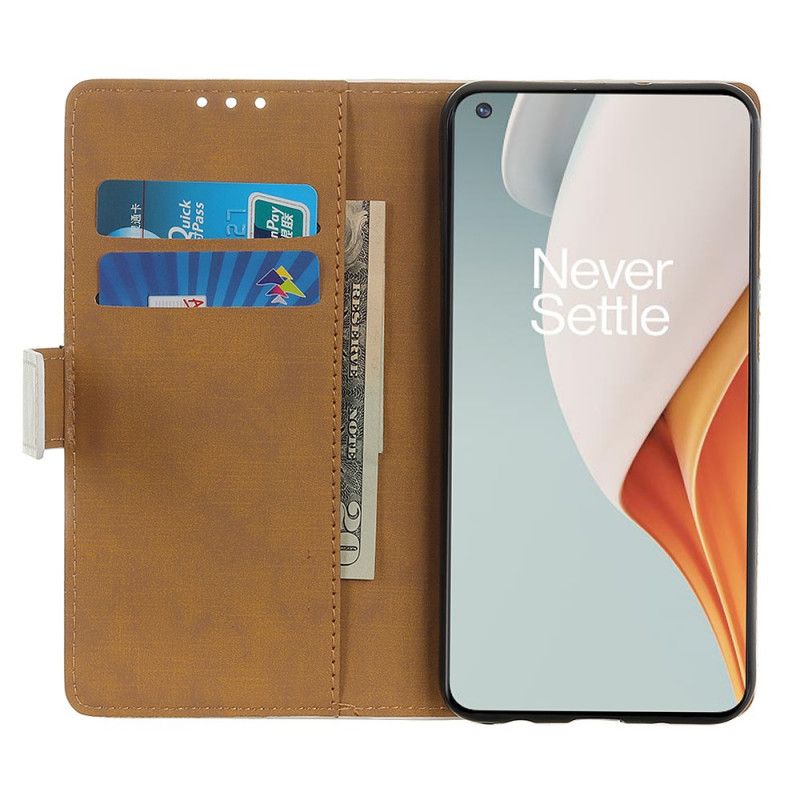 Etui Folio OnePlus Nord N100 Kilka Sów Na Drzewie