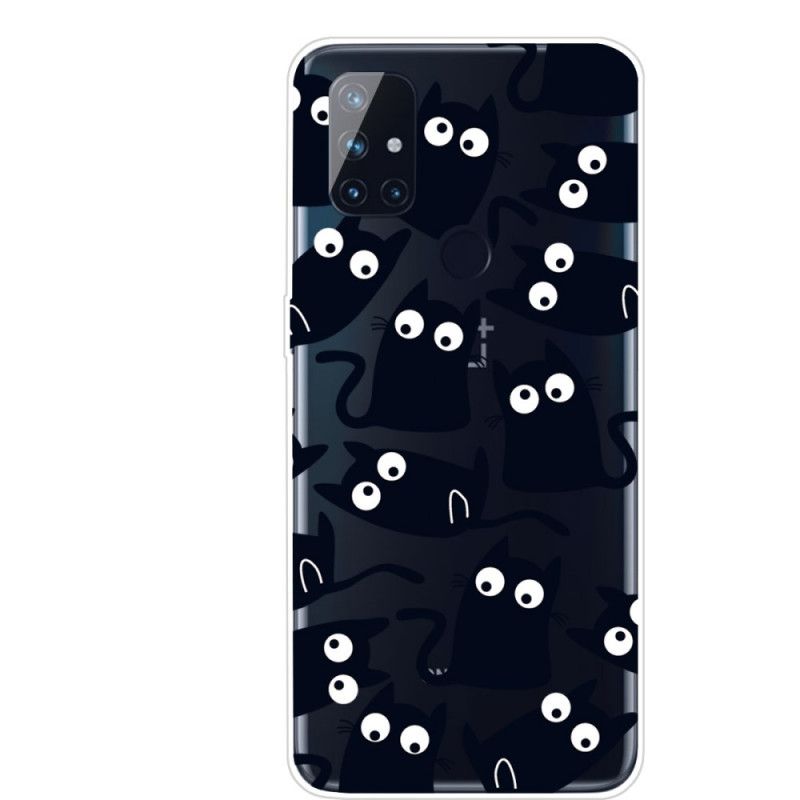 Etui OnePlus Nord N100 Czarne Myszy Etui Ochronne