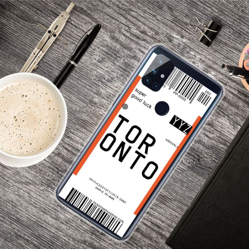 Etui OnePlus Nord N100 Karta Pokładowa Tokyo